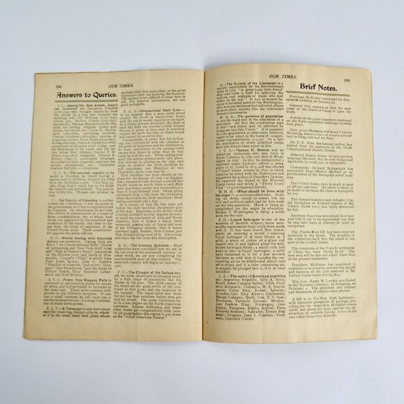 February 15 1900 Our Times Magazine Antique - Picture 6 of 6